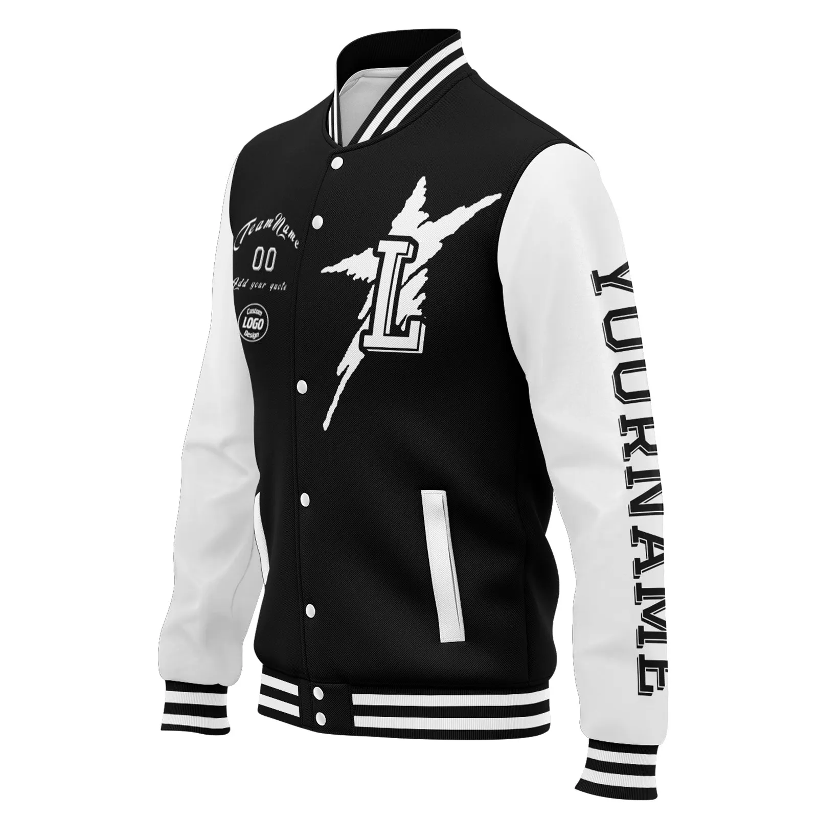 Gift Ideas,Custom Black White Gray Las Vegas Jacket and Sports Shoes Combo Offer Personalized Combo ZH-D020294-20