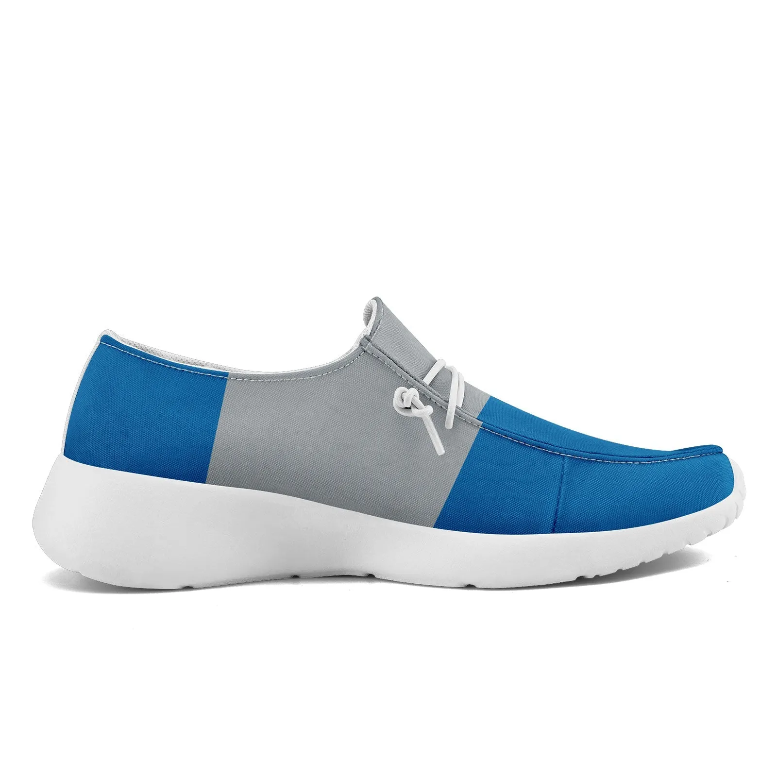 Gift Ideas,Custom Blue Gray Detroit Jacket and Sports Shoes Combo Offer Personalized Combo ZH-D020294-11