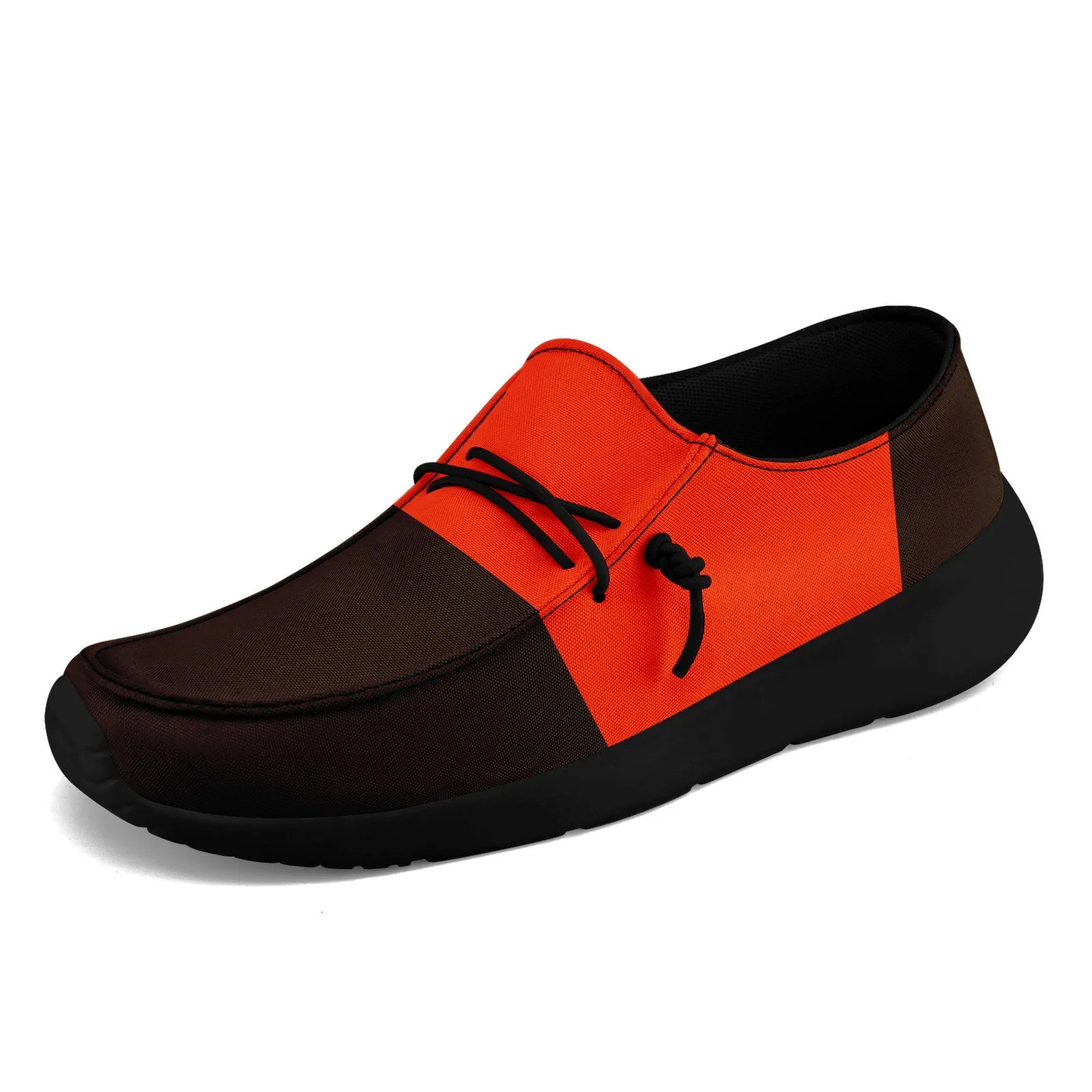 Gift Ideas,Custom Brown Orange Cleveland Jacket and Sports Shoes Combo Offer Personalized Combo ZH-D020294-8