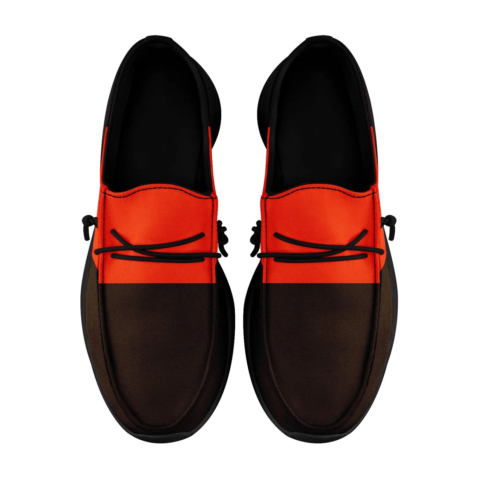 Gift Ideas,Custom Brown Orange Cleveland Jacket and Sports Shoes Combo Offer Personalized Combo ZH-D020294-8