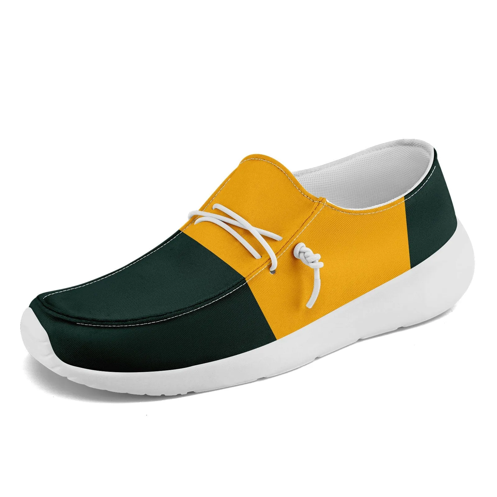 Gift Ideas,Custom Green Yellow Green Bay Jacket and Sports Shoes Combo Offer Personalized Combo ZH-D020294-13
