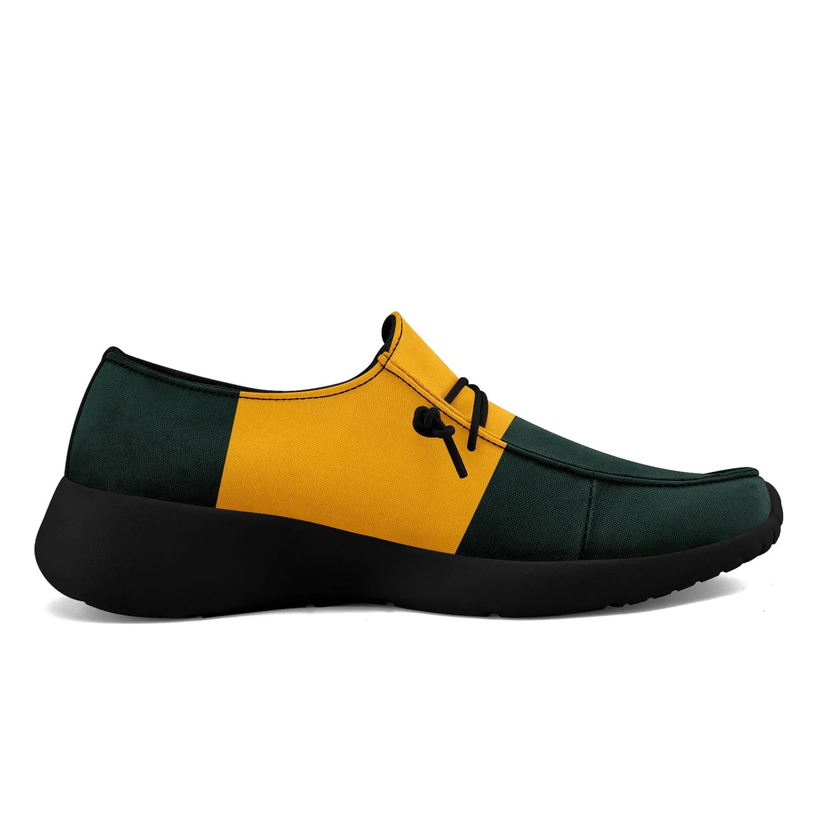 Gift Ideas,Custom Green Yellow Green Bay Jacket and Sports Shoes Combo Offer Personalized Combo ZH-D020294-13