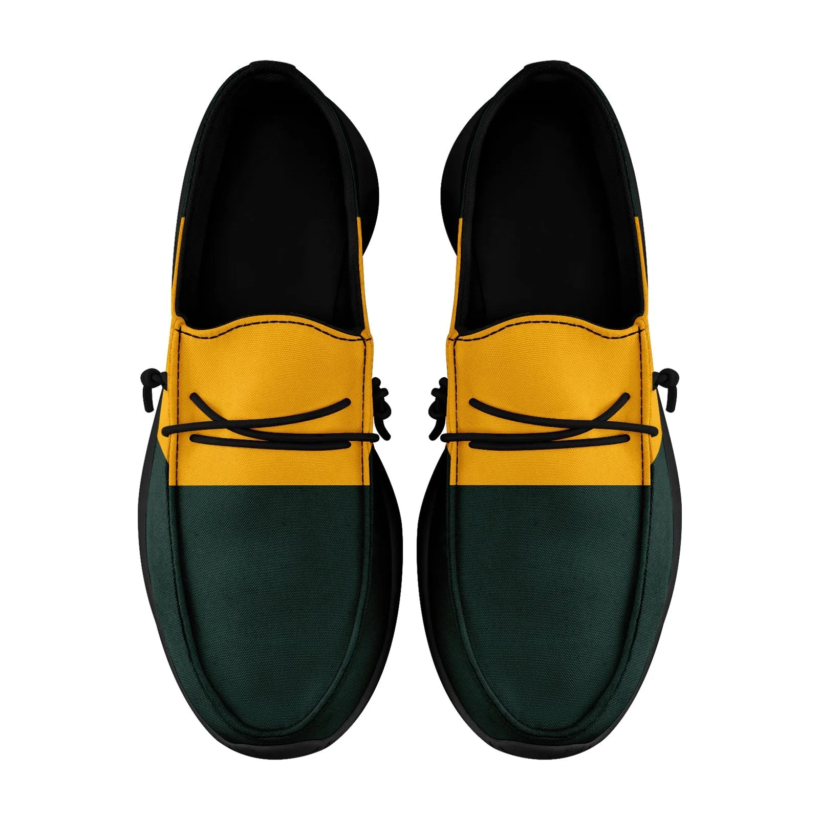 Gift Ideas,Custom Green Yellow Green Bay Jacket and Sports Shoes Combo Offer Personalized Combo ZH-D020294-13