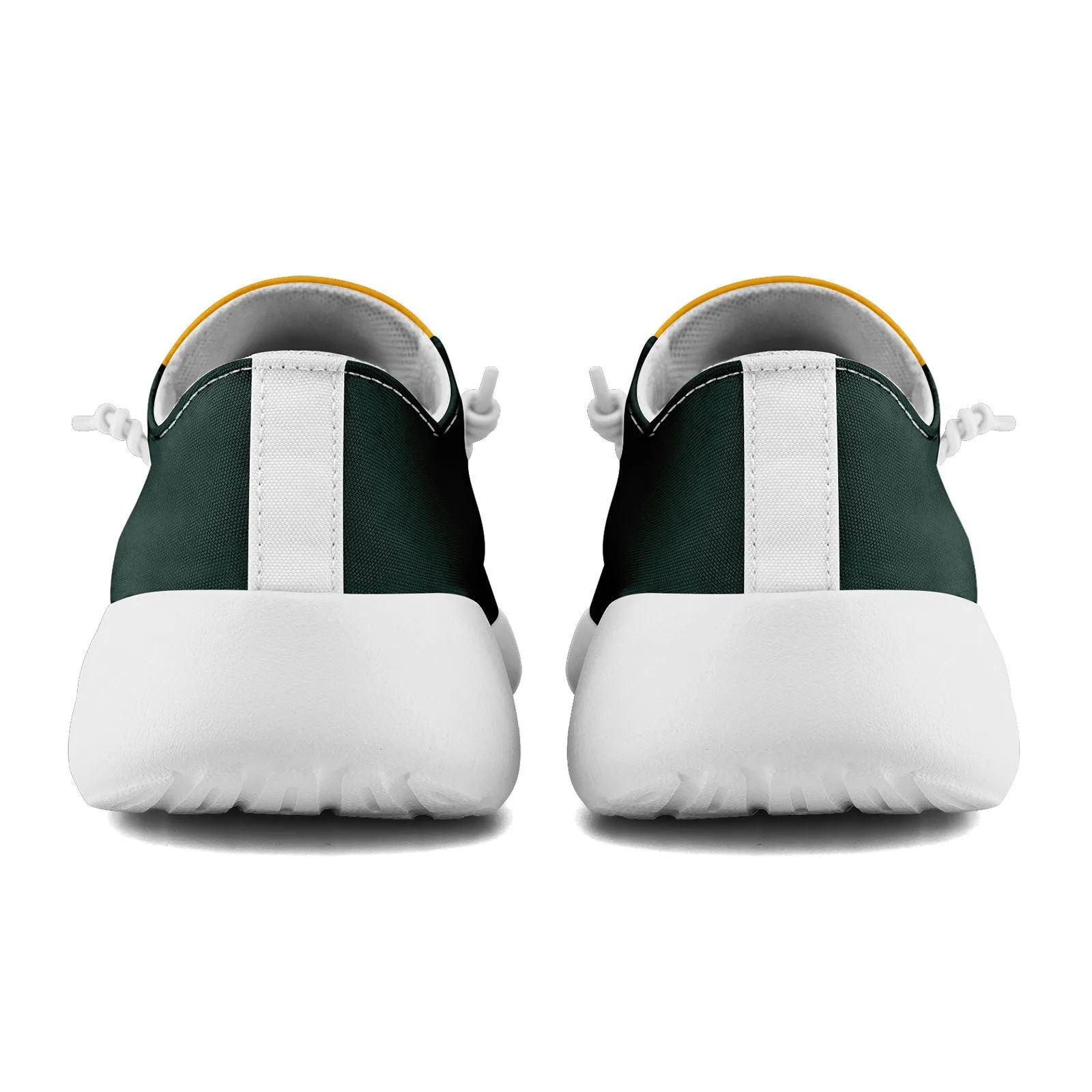 Gift Ideas,Custom Green Yellow Green Bay Jacket and Sports Shoes Combo Offer Personalized Combo ZH-D020294-13