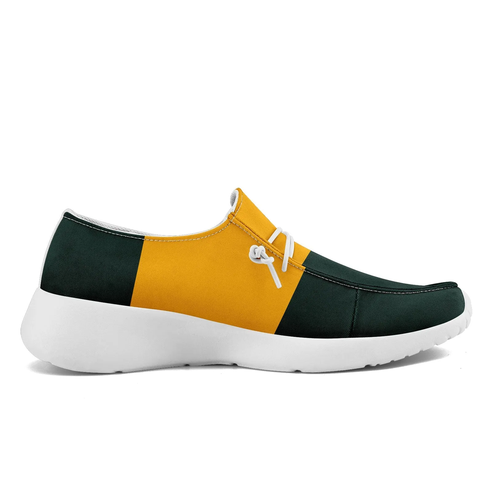 Gift Ideas,Custom Green Yellow Green Bay Jacket and Sports Shoes Combo Offer Personalized Combo ZH-D020294-13