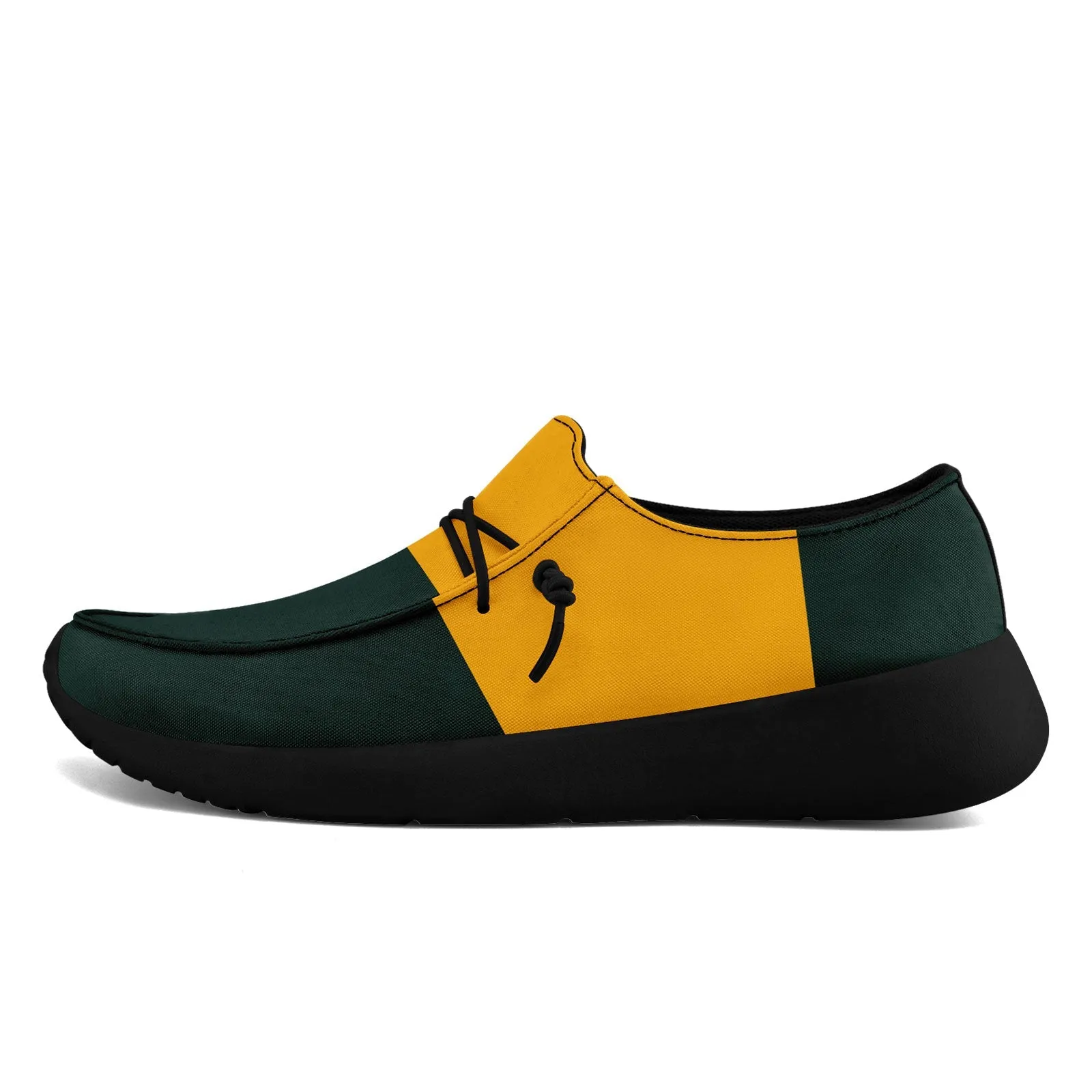 Gift Ideas,Custom Green Yellow Green Bay Jacket and Sports Shoes Combo Offer Personalized Combo ZH-D020294-13