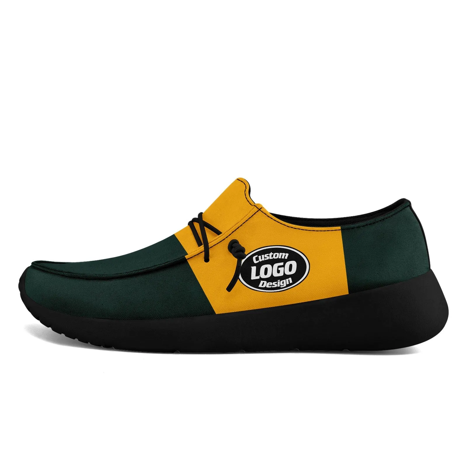 Gift Ideas,Custom Green Yellow Green Bay Jacket and Sports Shoes Combo Offer Personalized Combo ZH-D020294-13