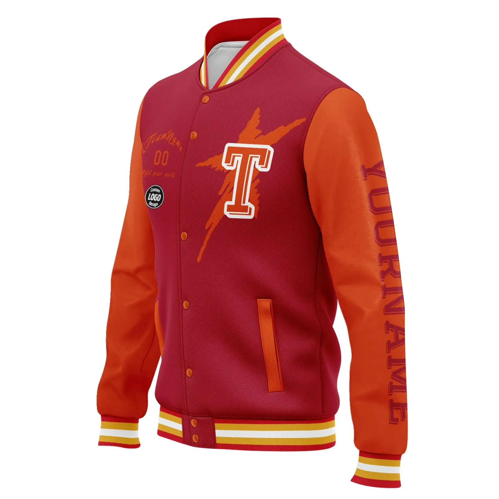 Gift Ideas,Custom Red Orange Tampa Bay Jacket and Sports Shoes Combo Offer Personalized Combo ZH-D020294-29