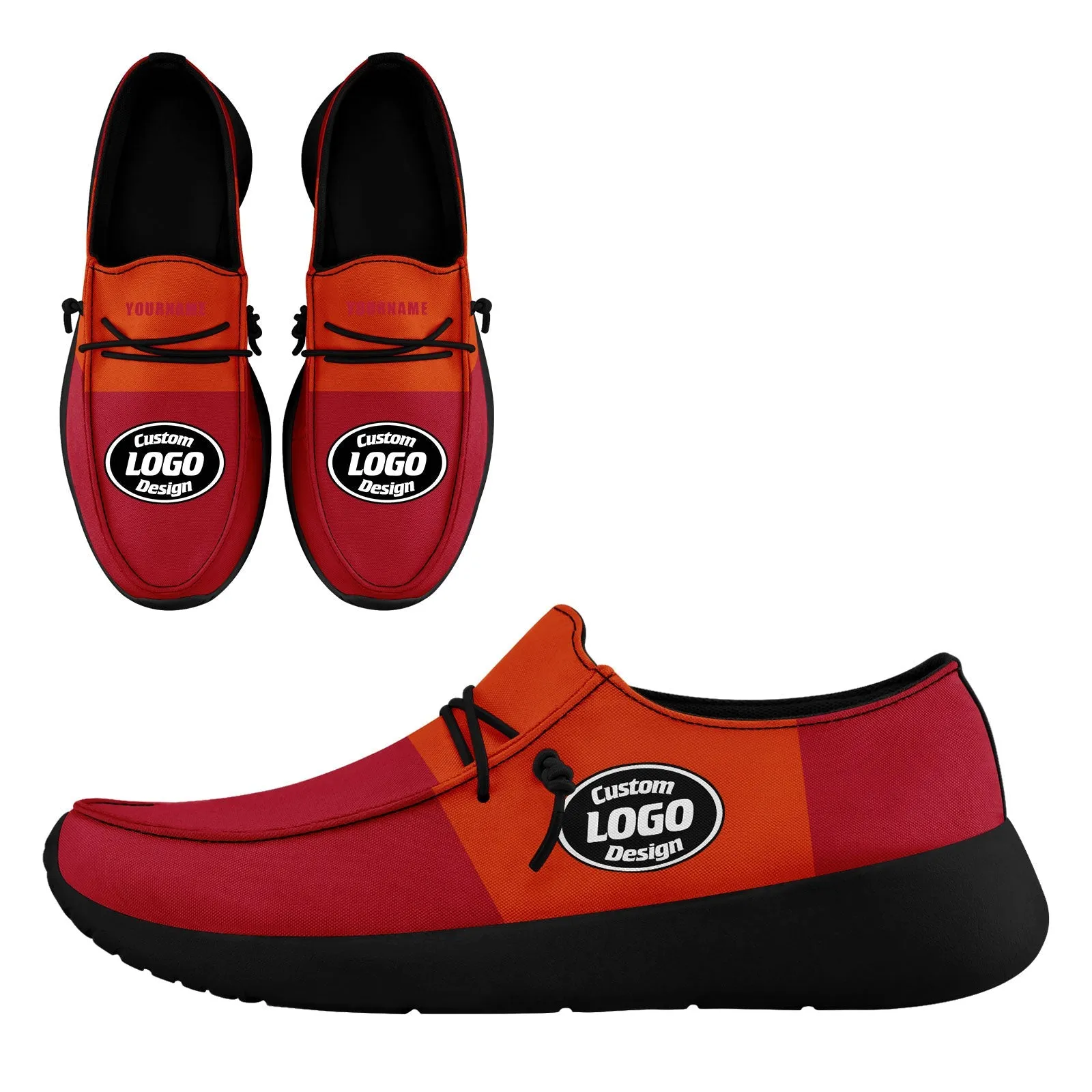 Gift Ideas,Custom Red Orange Tampa Bay Jacket and Sports Shoes Combo Offer Personalized Combo ZH-D020294-29