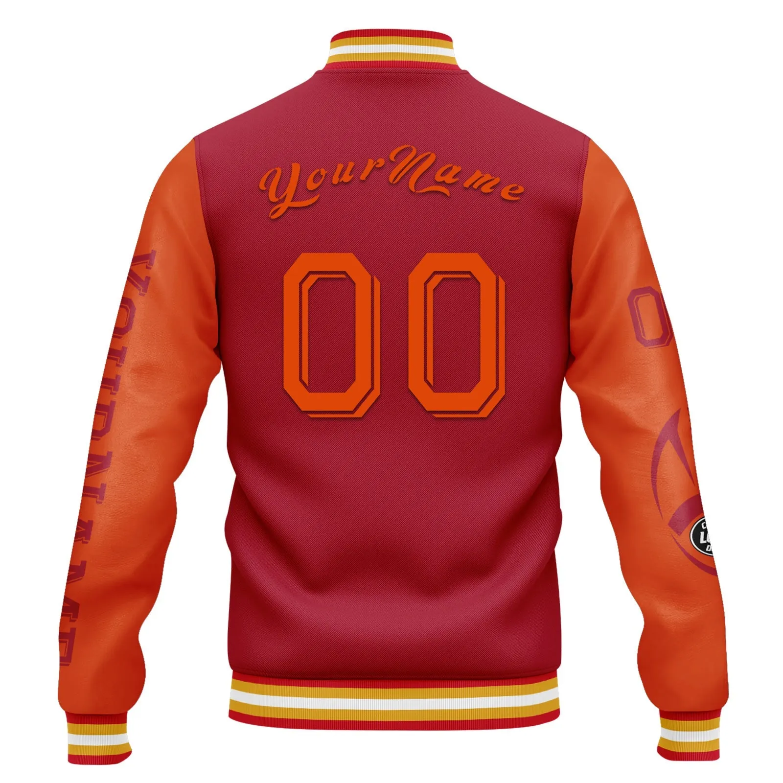 Gift Ideas,Custom Red Orange Tampa Bay Jacket and Sports Shoes Combo Offer Personalized Combo ZH-D020294-29