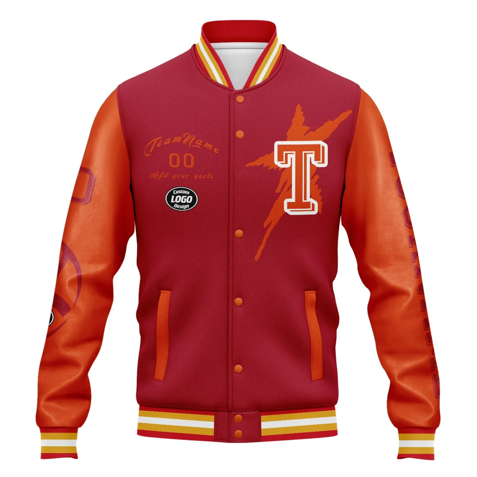 Gift Ideas,Custom Red Orange Tampa Bay Jacket and Sports Shoes Combo Offer Personalized Combo ZH-D020294-29