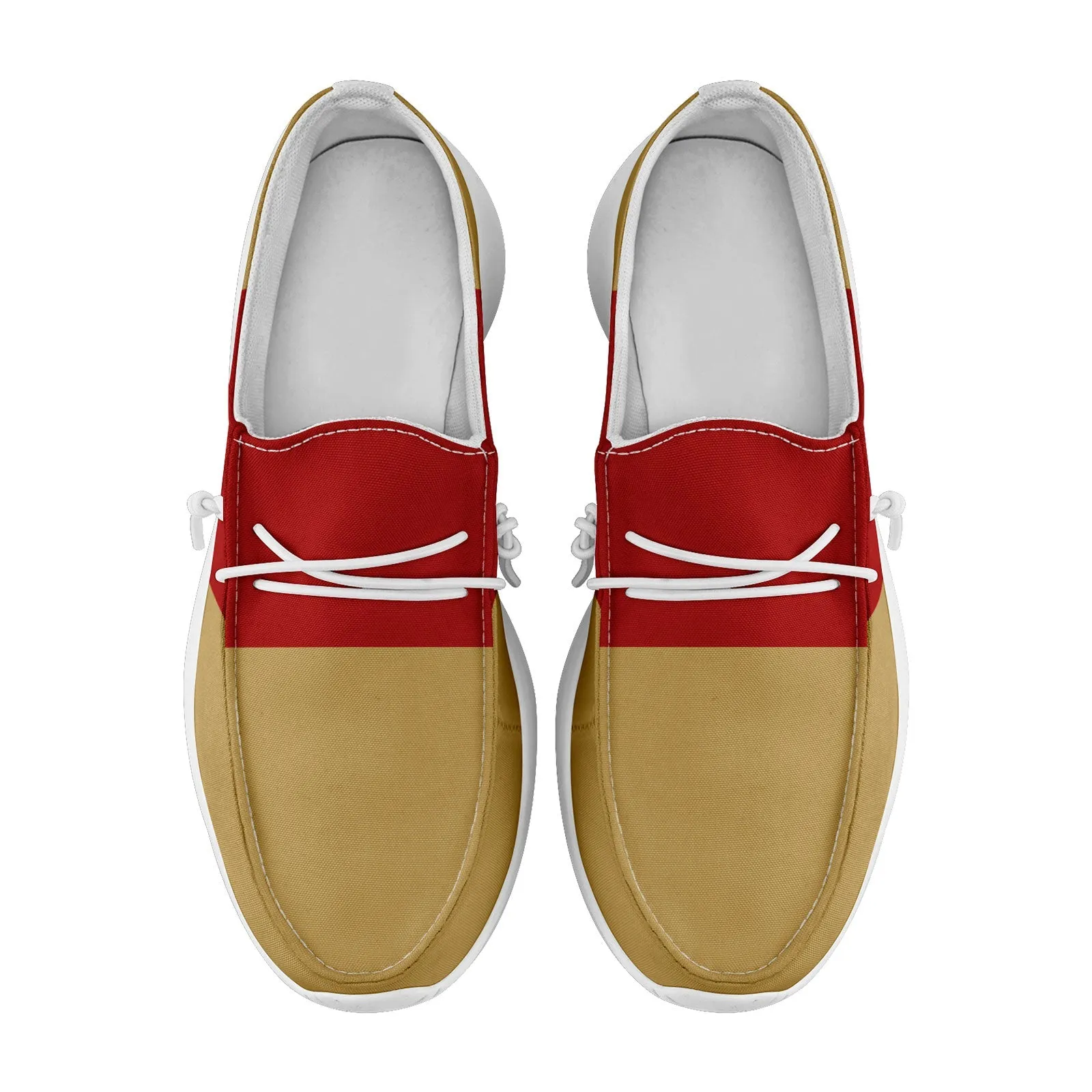 Gift Ideas,Custom Red Yellow San Francisco Jacket and Sports Shoes Combo Offer Personalized Combo ZH-D020294-25