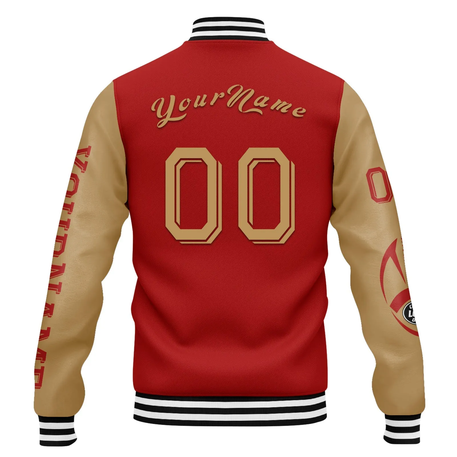 Gift Ideas,Custom Red Yellow San Francisco Jacket and Sports Shoes Combo Offer Personalized Combo ZH-D020294-25