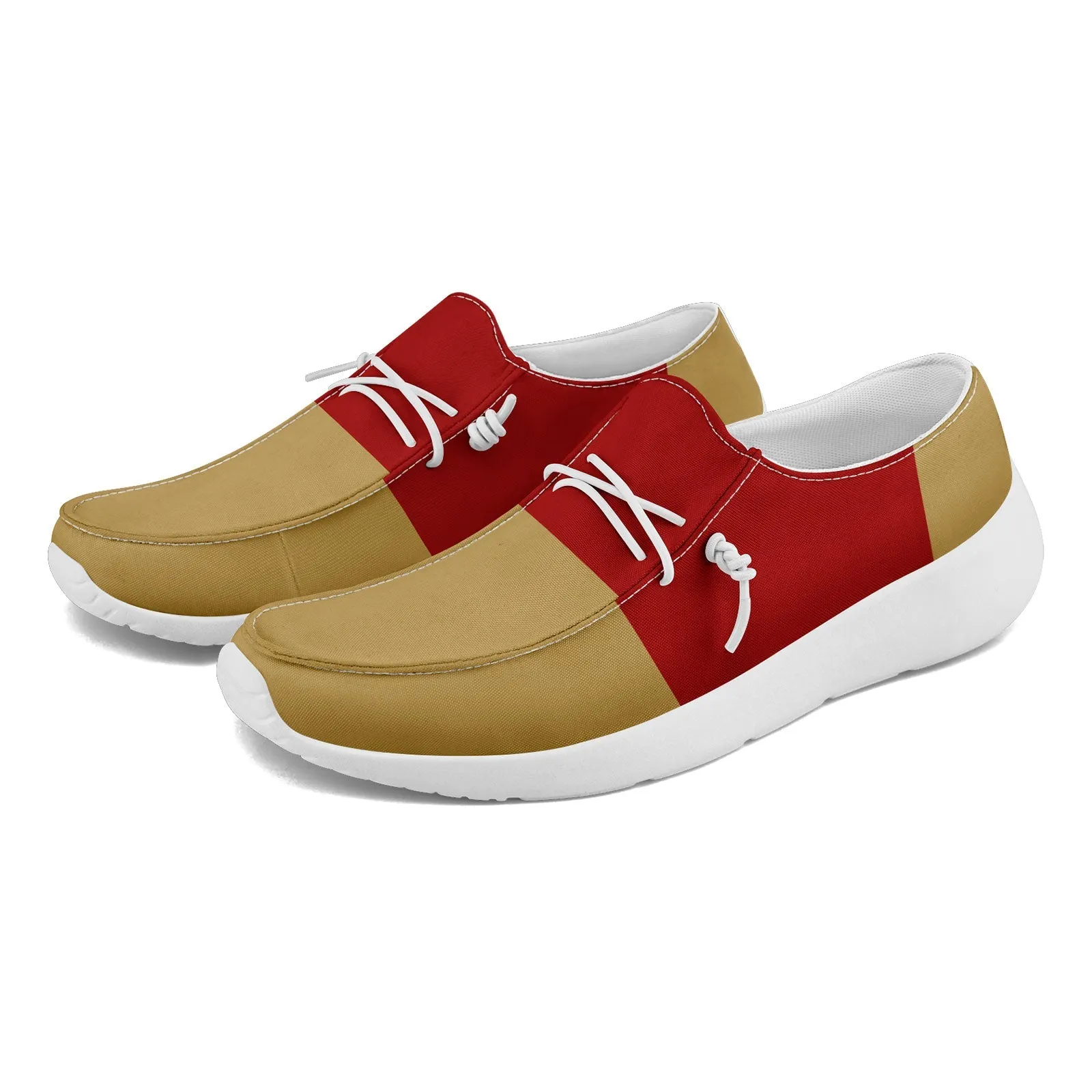 Gift Ideas,Custom Red Yellow San Francisco Jacket and Sports Shoes Combo Offer Personalized Combo ZH-D020294-25