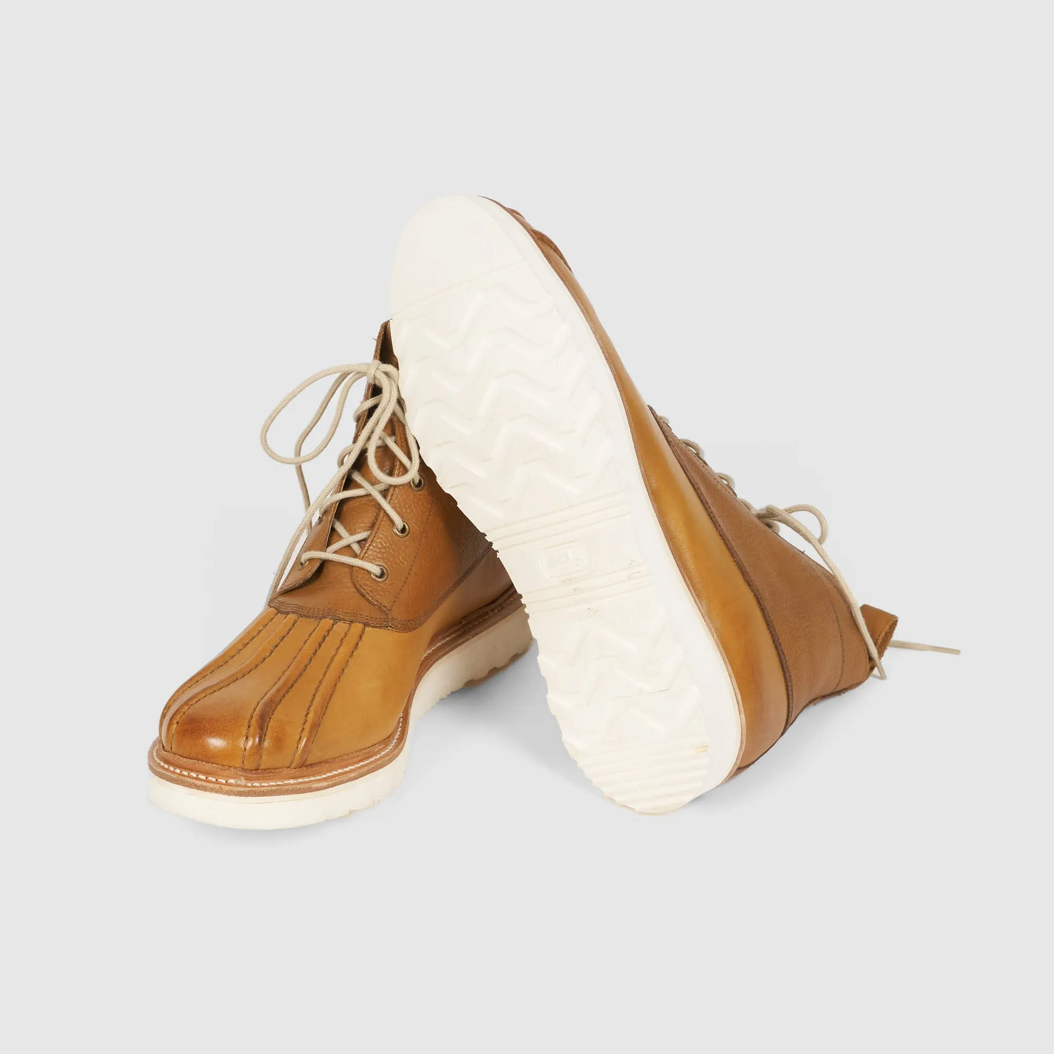 Grenson Leather Duck Boots