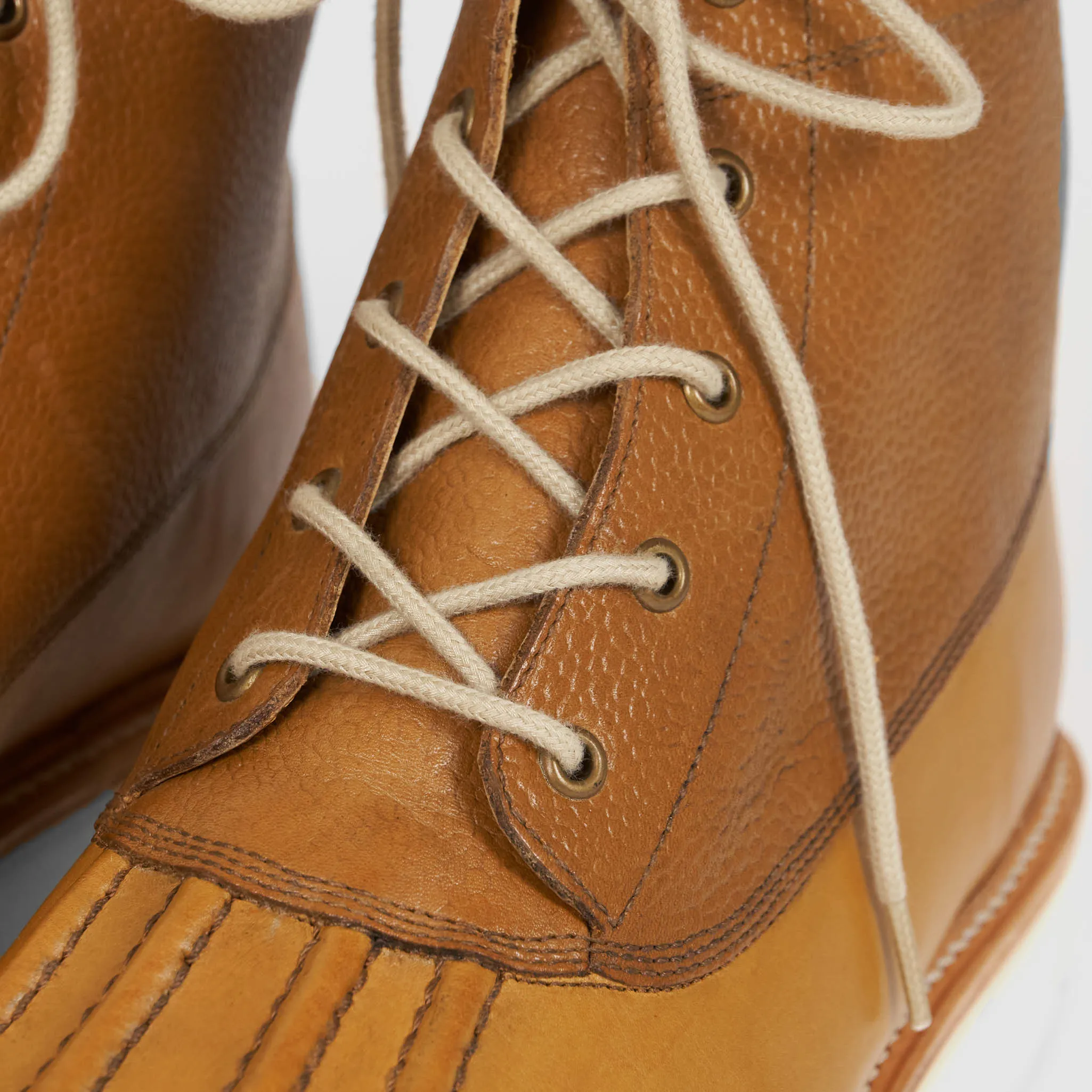 Grenson Leather Duck Boots