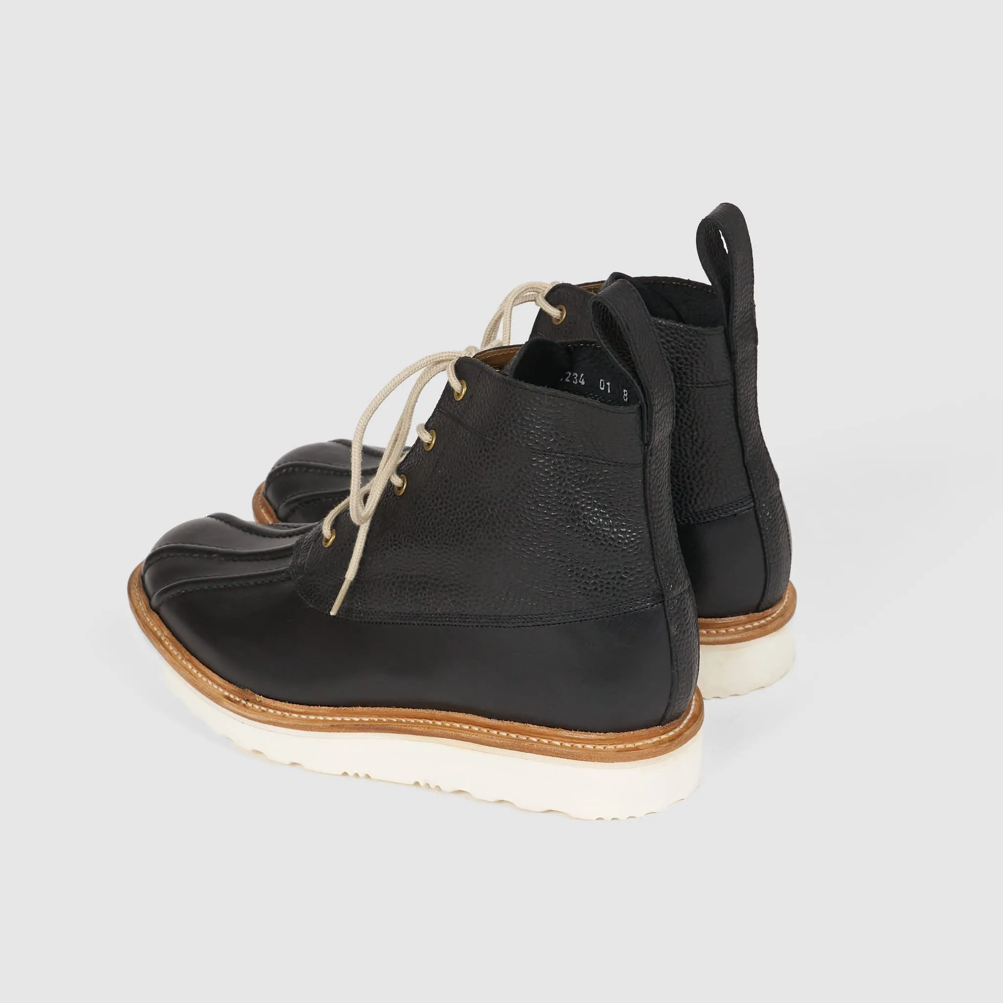 Grenson Leather Duck Boots
