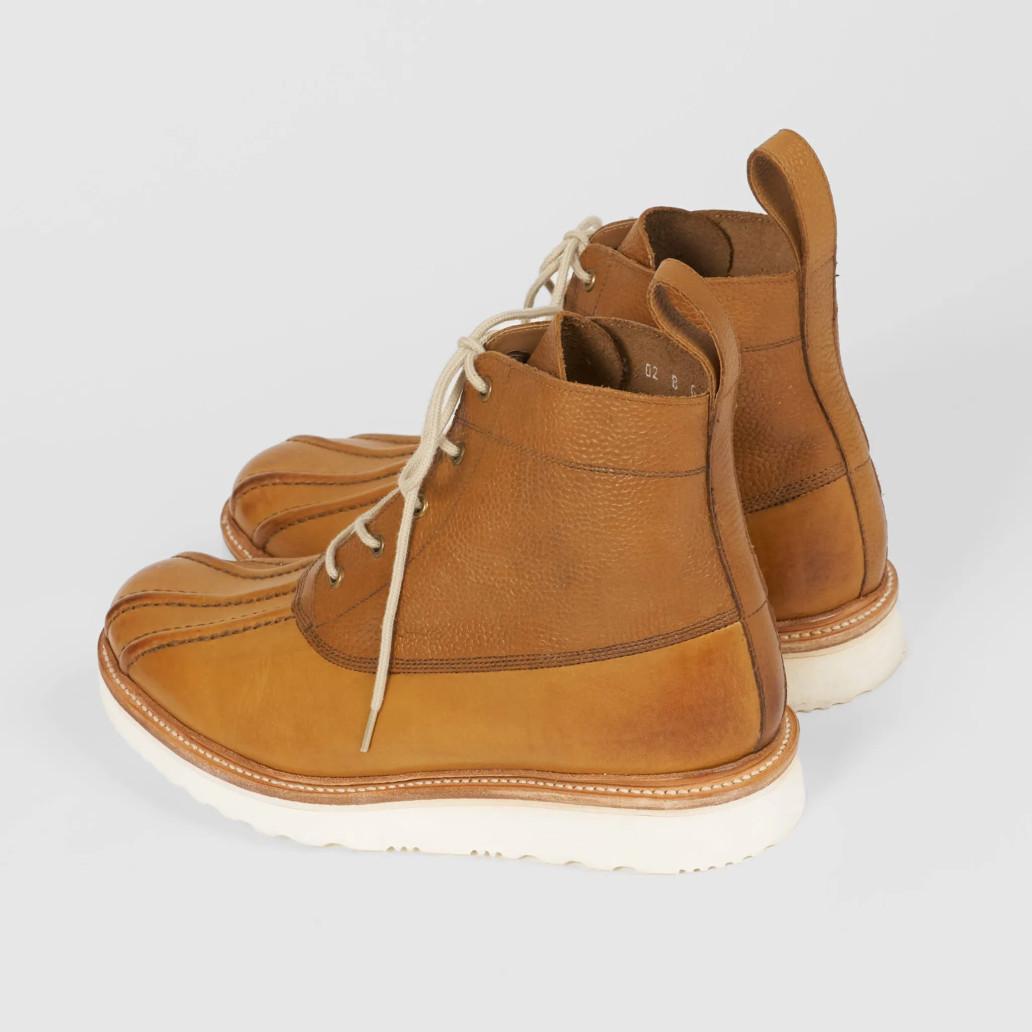 Grenson Leather Duck Boots