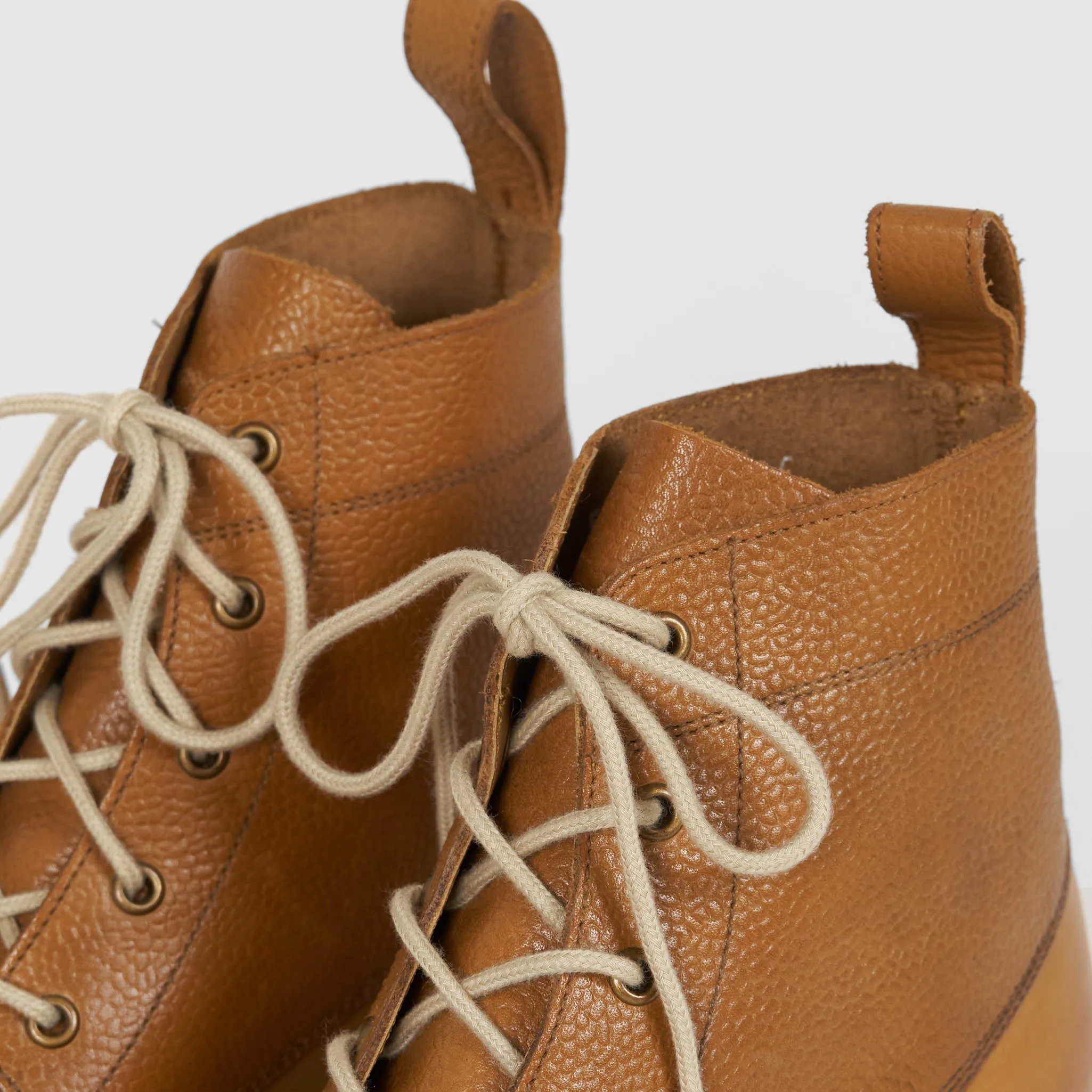 Grenson Leather Duck Boots