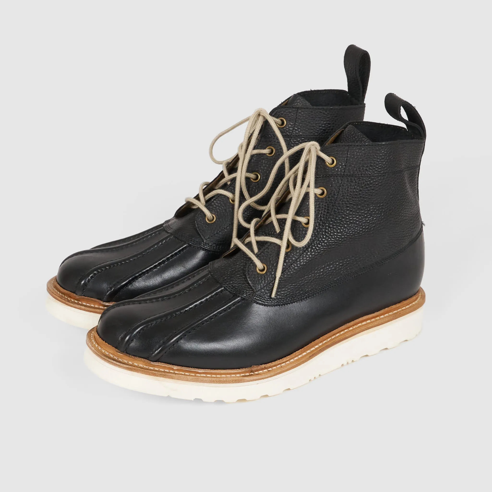 Grenson Leather Duck Boots