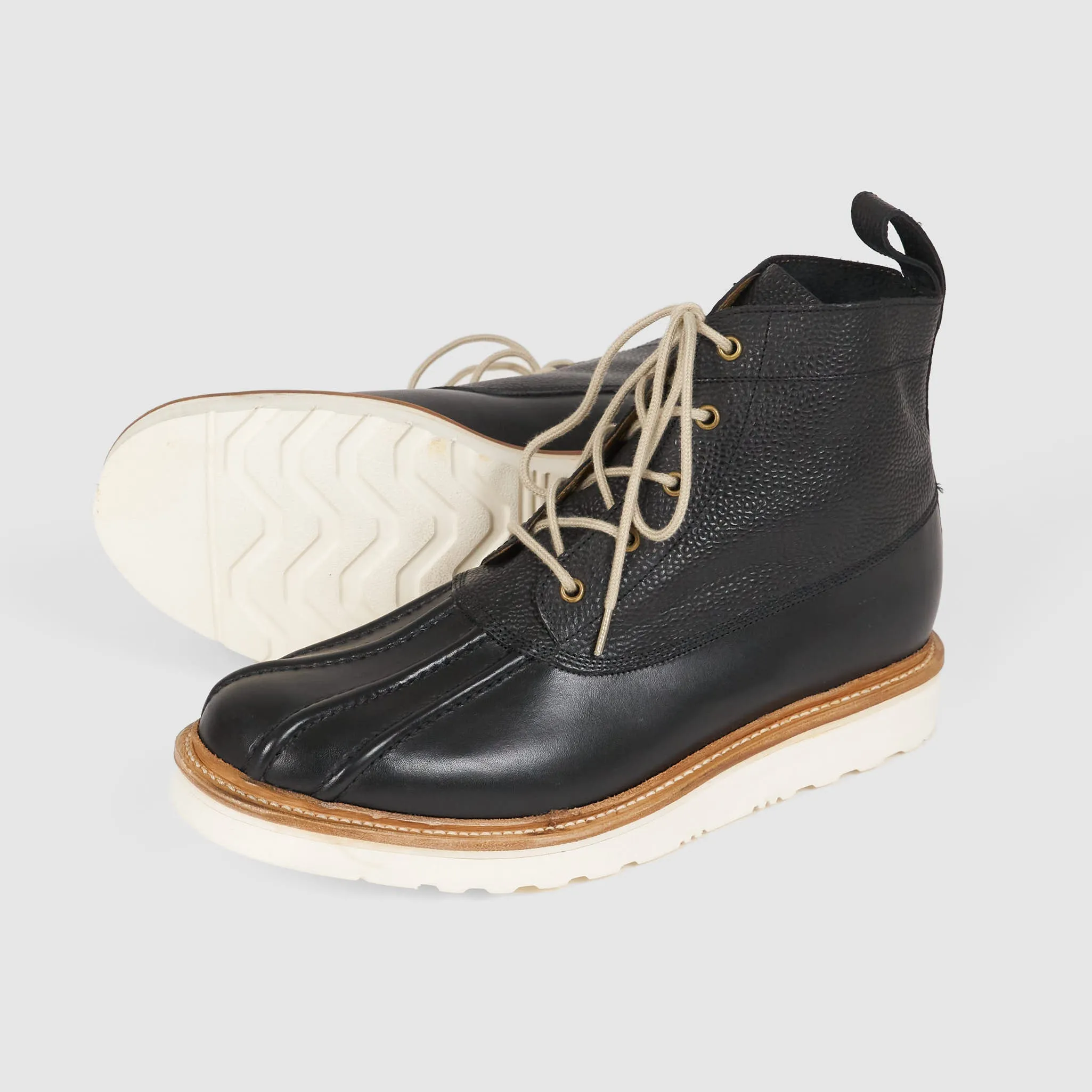 Grenson Leather Duck Boots