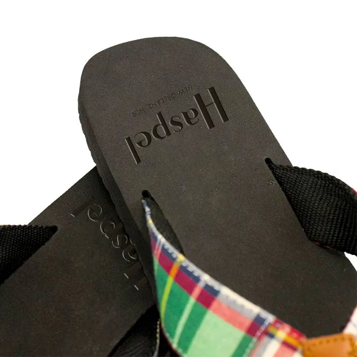 Haspel x T.B. Phelps Newport Classic Madras Sandal