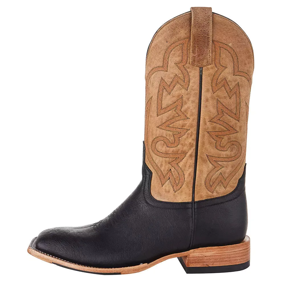 HorsePower black smooth ostrich HP8048