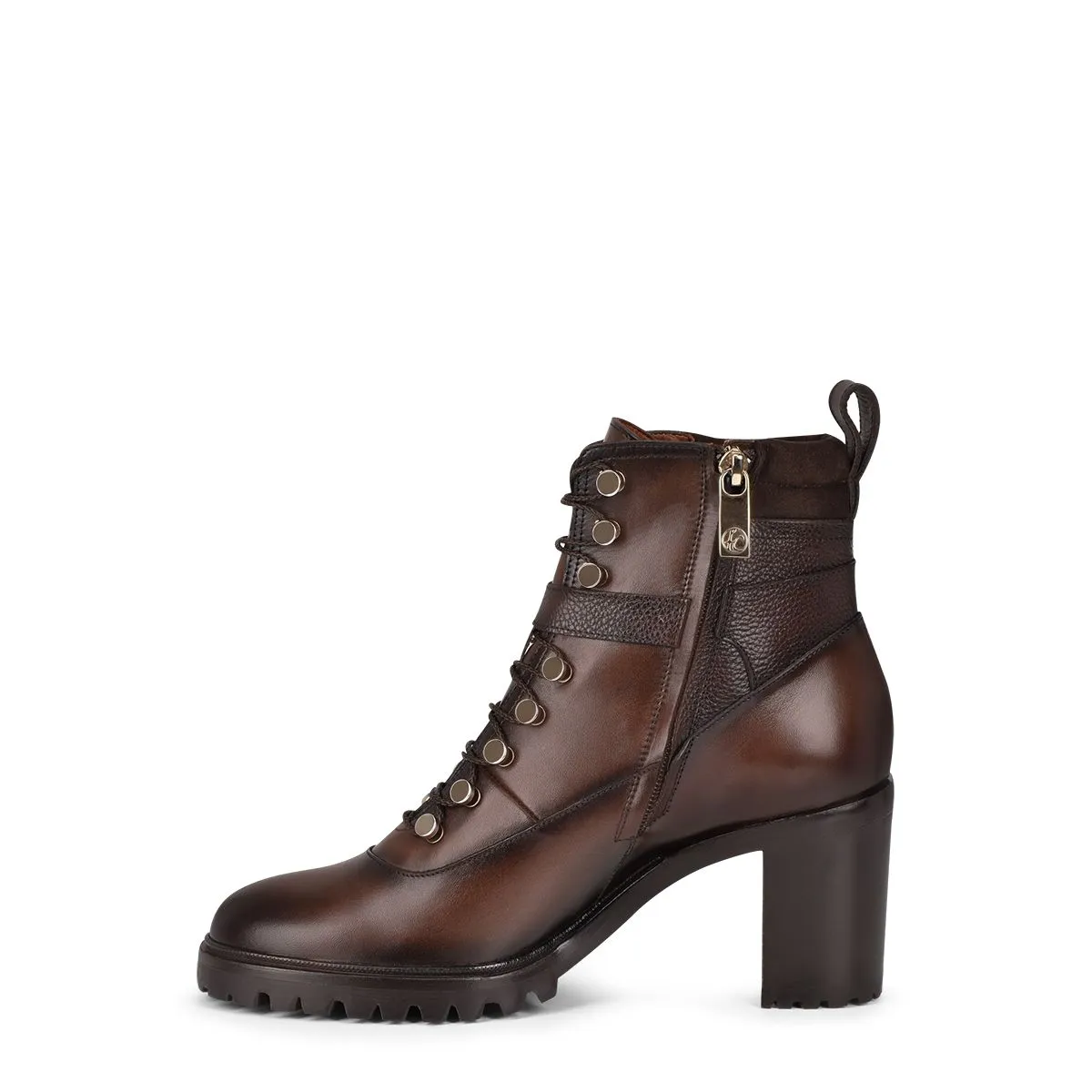K33TSRS - Franco Cuadra brown casual fashion leather ankle boots for women
