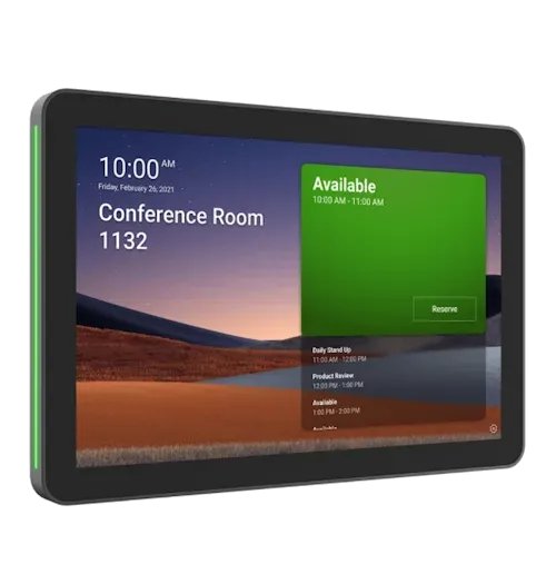 Logitech TAP 10.1" Room Booking Panel for Meeting Rooms.