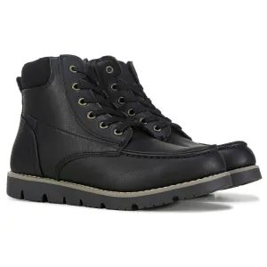 Men's Dean Moc Toe Levi'S Lace-Up Boots, Black