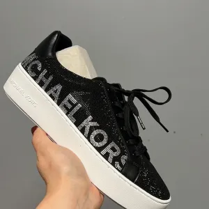 Michael Kors studded poppy lace up trainer