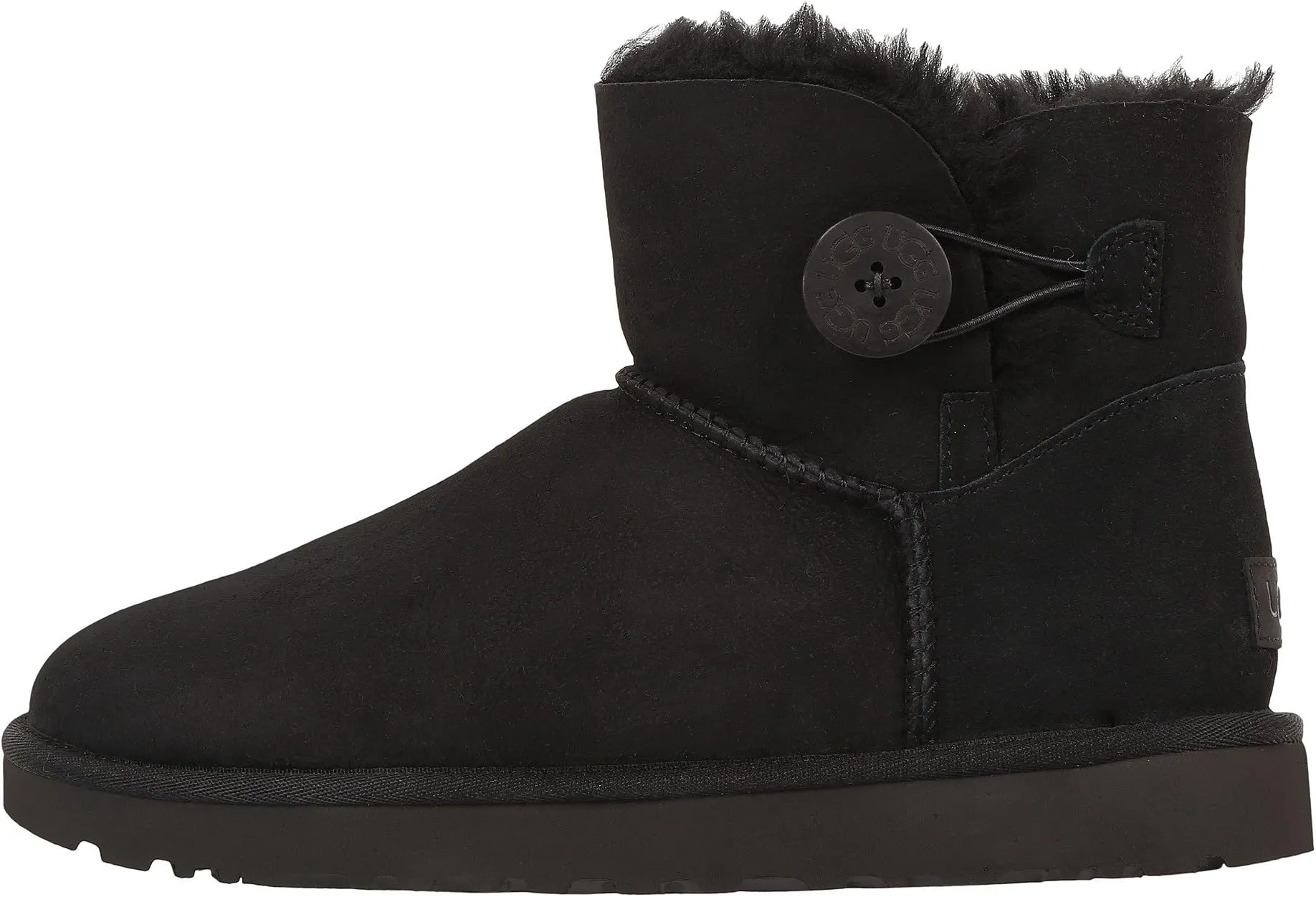 Mini Bailey Button II UGG Boots, black