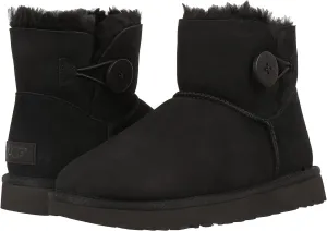 Mini Bailey Button II UGG Boots, black