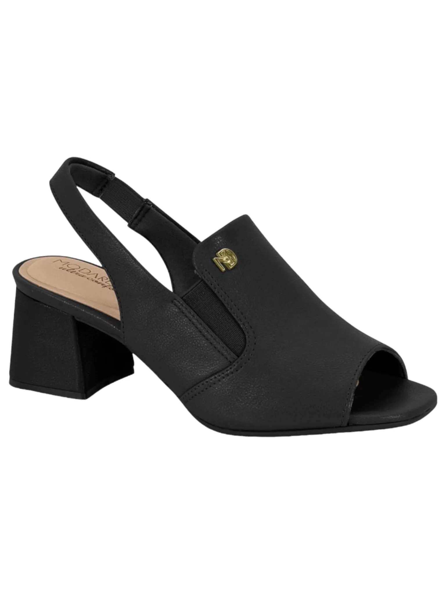 Modare Ladies Comfort Slingback Open-Toe Block Heel Shoes (Size 38/7 Only)