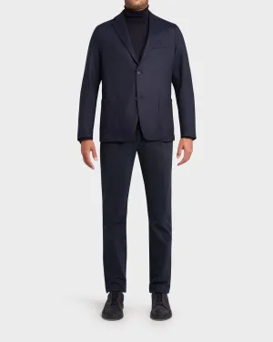Navy Cashmere Jersey Sports Jacket