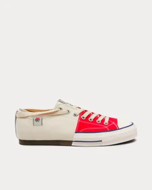 New Bowling Shoes Red / White Low Top Sneakers
