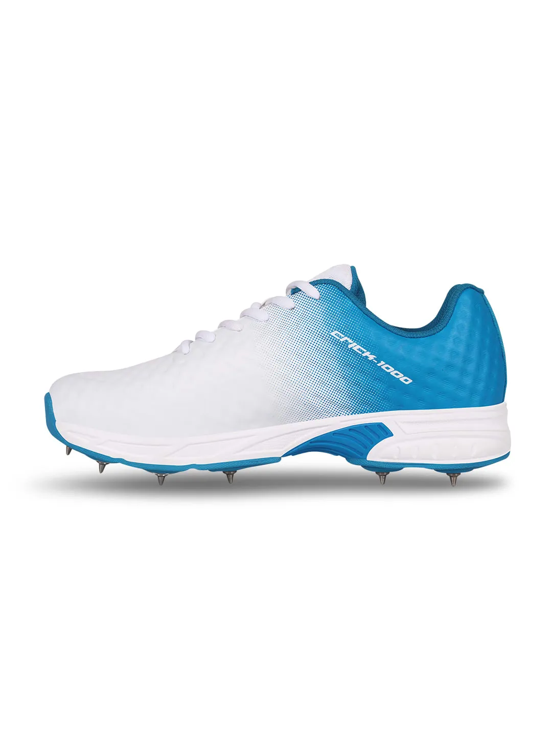 NIVIA crick-1000 (Bowling) Cricket Shoes for Men (Aster Blue/White)