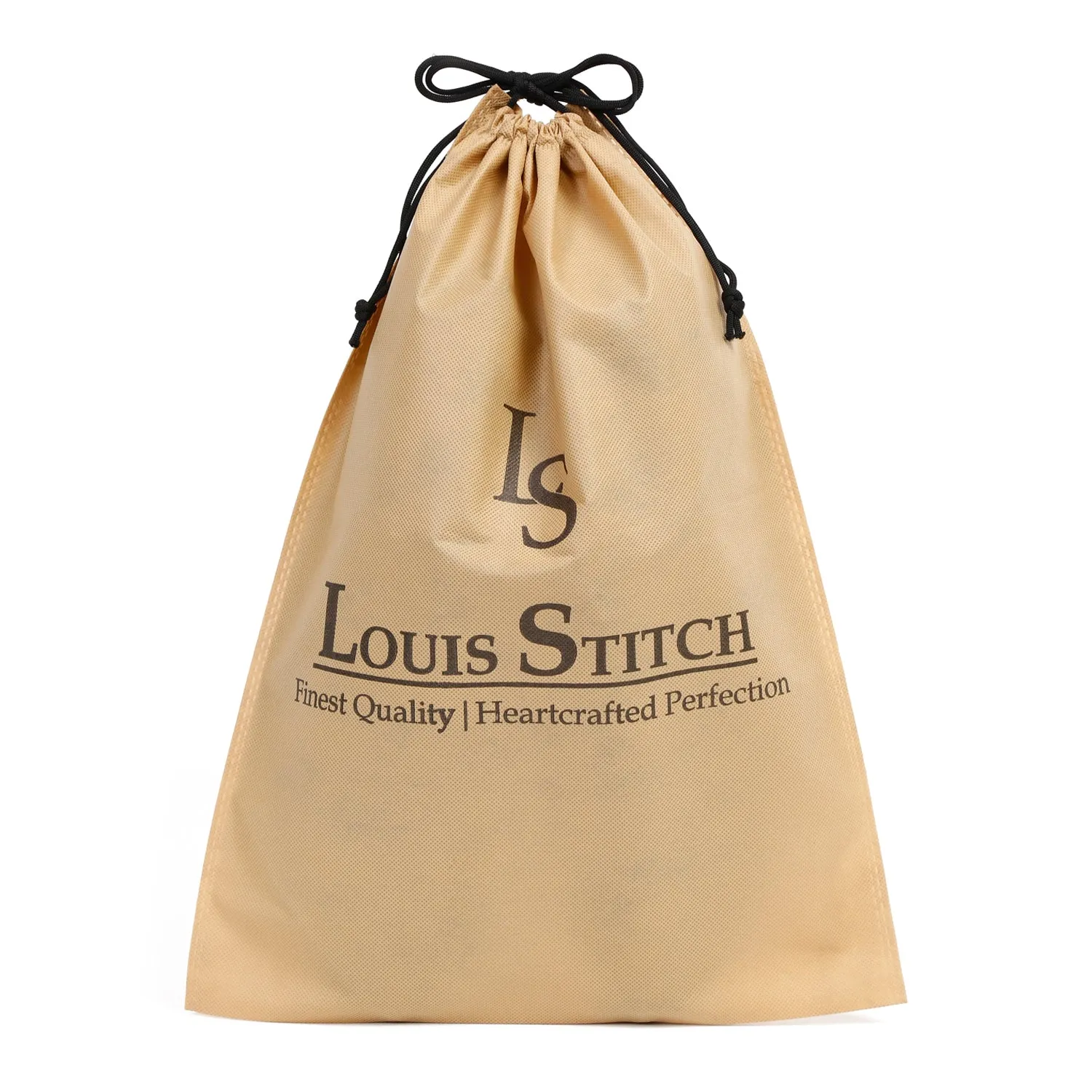 Non Woven Shoe Bag Pack Of  6 Beige Plain & See-Thru