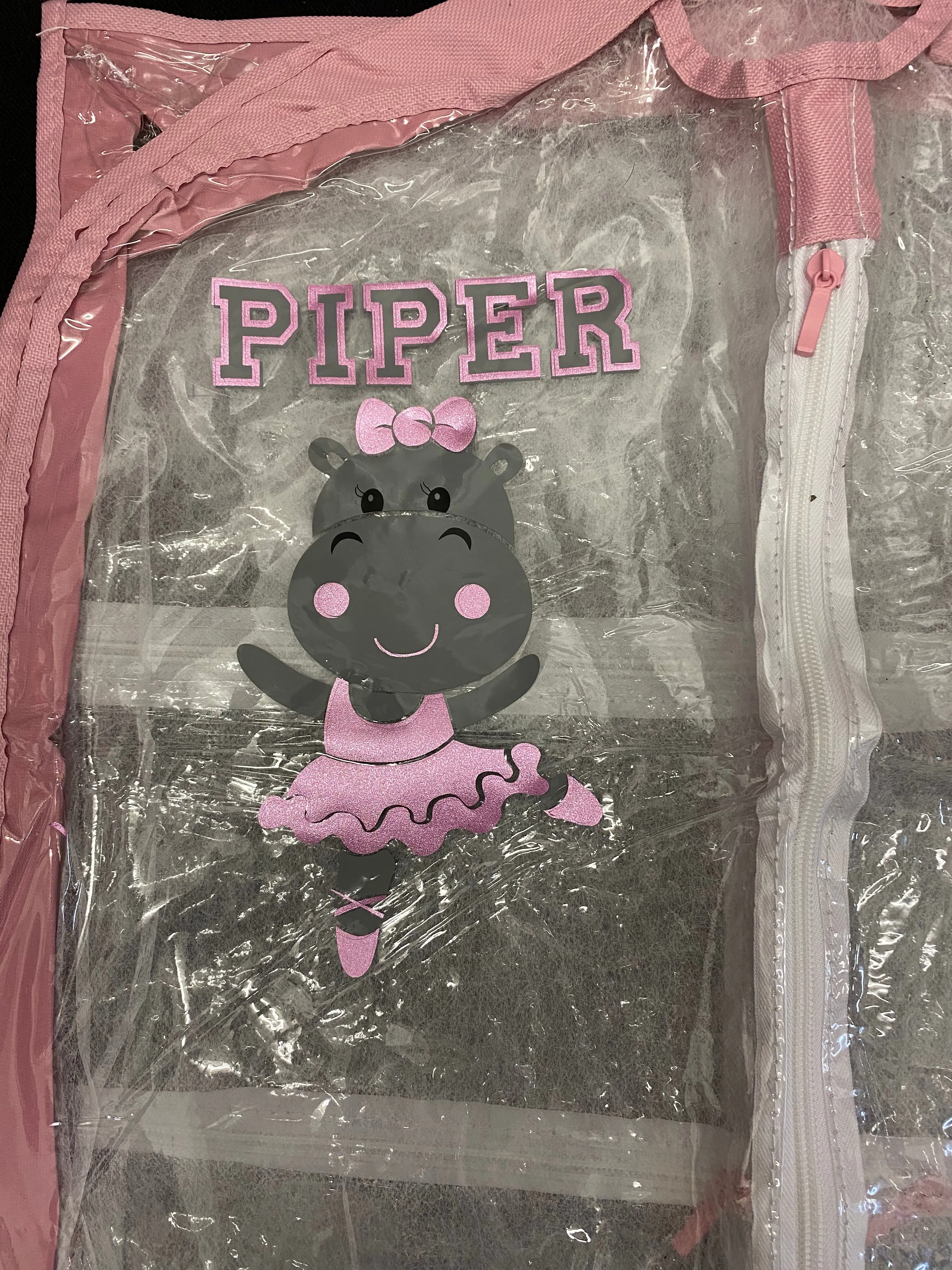 Personalized Clear Garment Bags