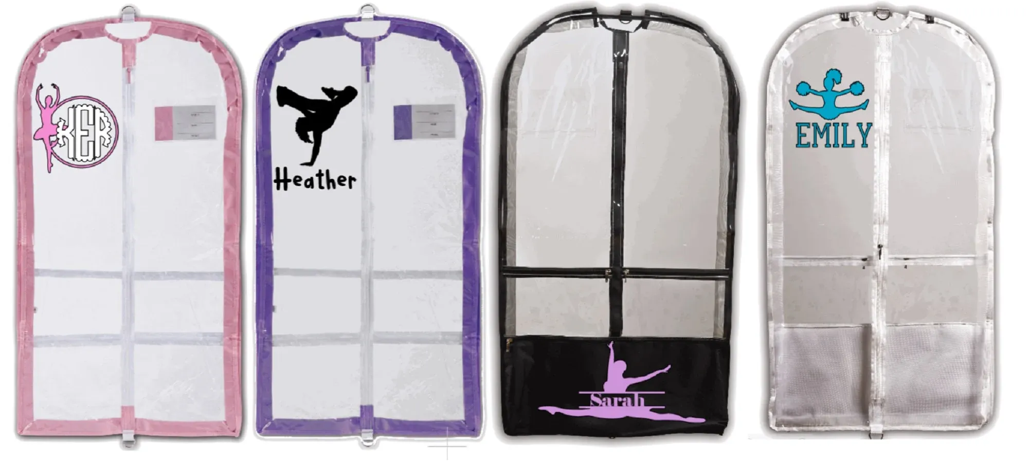 Personalized Clear Garment Bags
