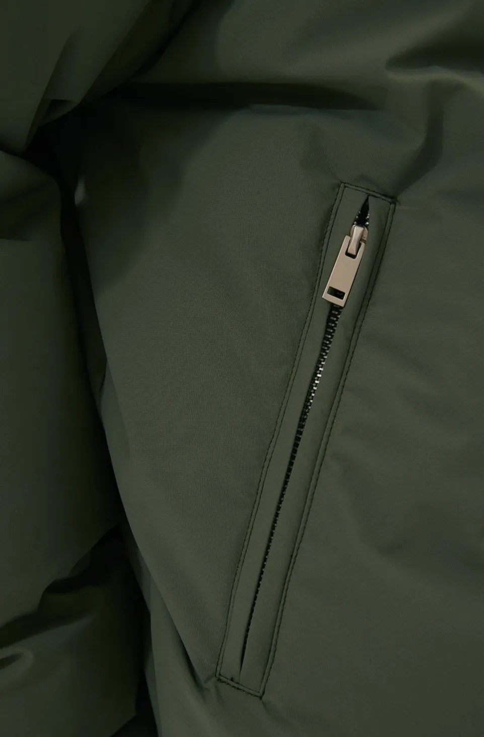 Puffer Jacket with Stand Collar