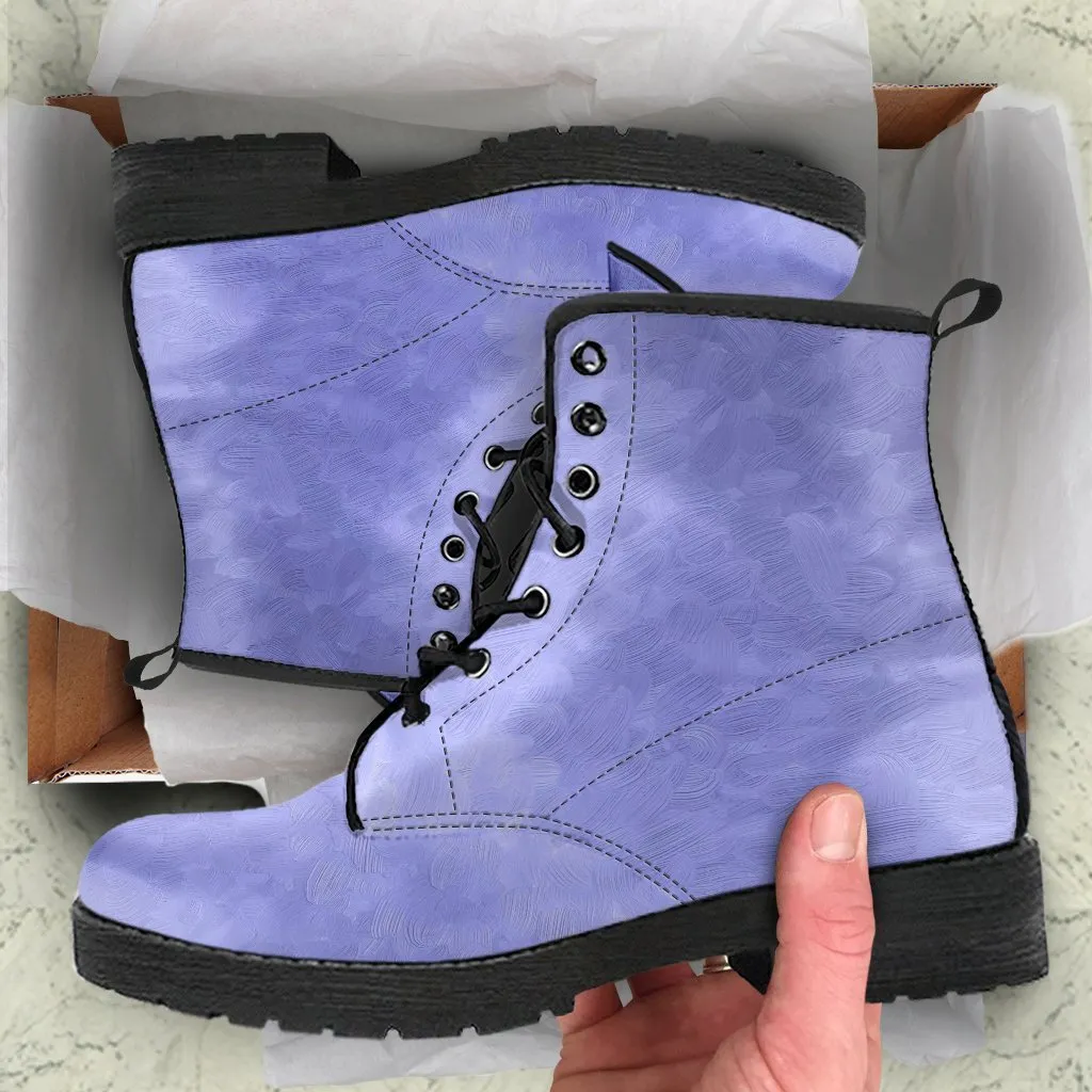 Purple Boots - Paint It Purple | Boho Shoes, Vegan Leather, 90s Boots, 2000s Boots, Hipster Boots, Combat