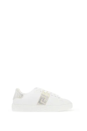 "greca crystal sneakers 1013568 1A11545 WHITE IVORY