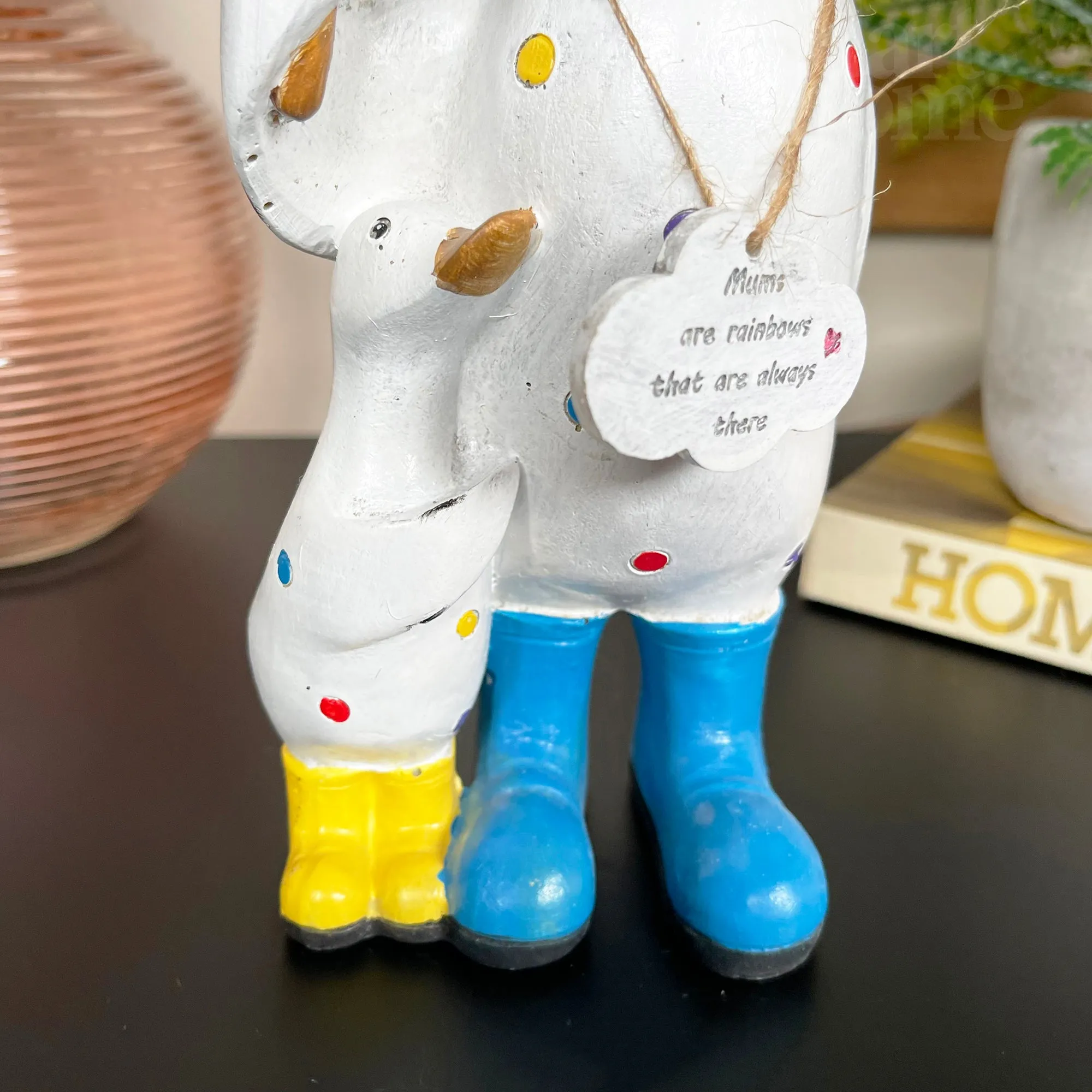 Rainbow Duck & Baby Figurine - Mums Are Rainbows