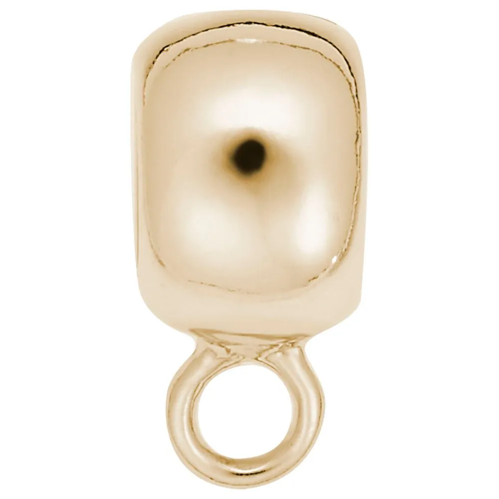 Rembrandt Charms - Wide Rounded Charmdrop - 9155