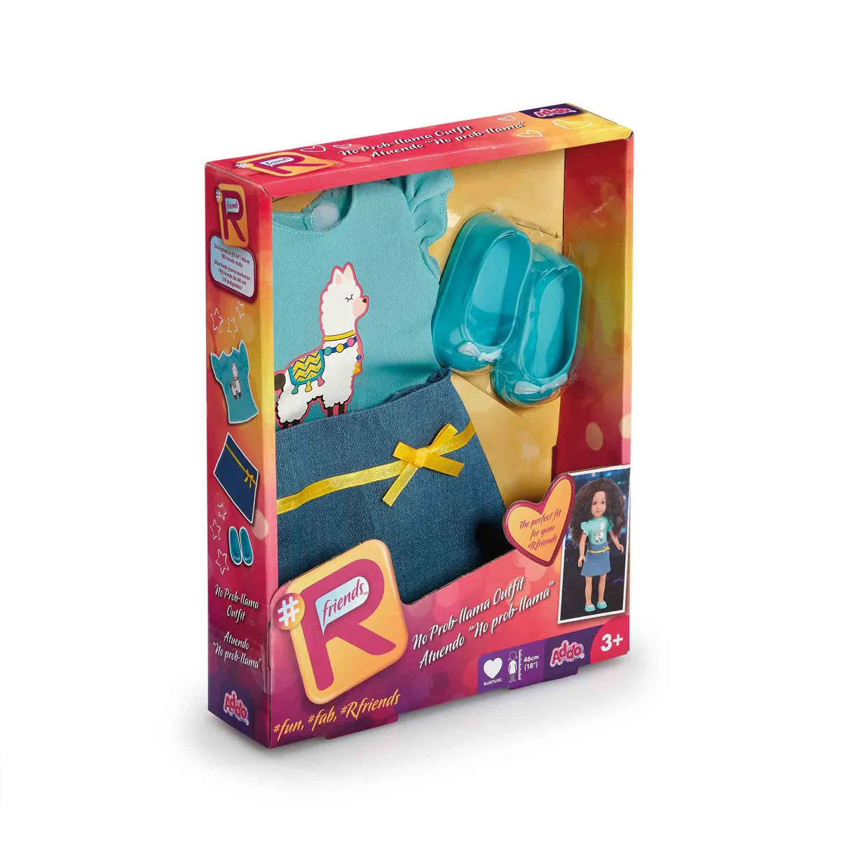 #Rfriends No Prob-Llama Top & Skirt - Teal