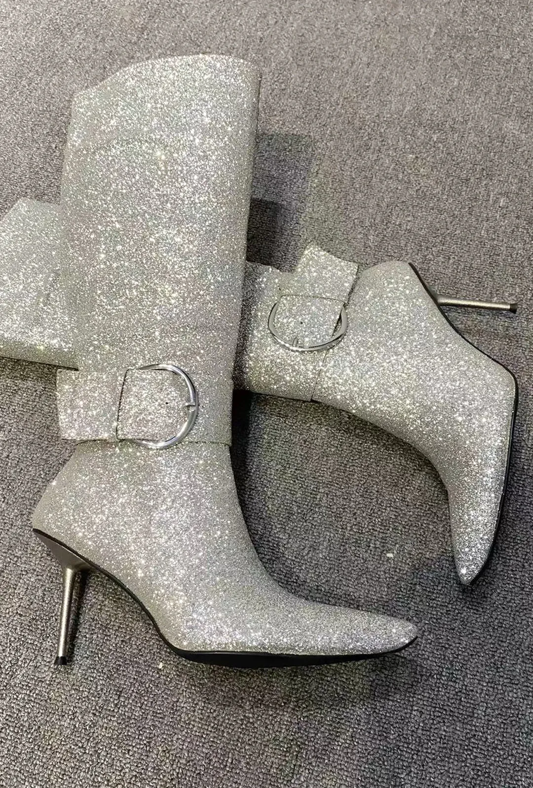 ROXANNE - BUCKLED CALF HIGH BOOTS