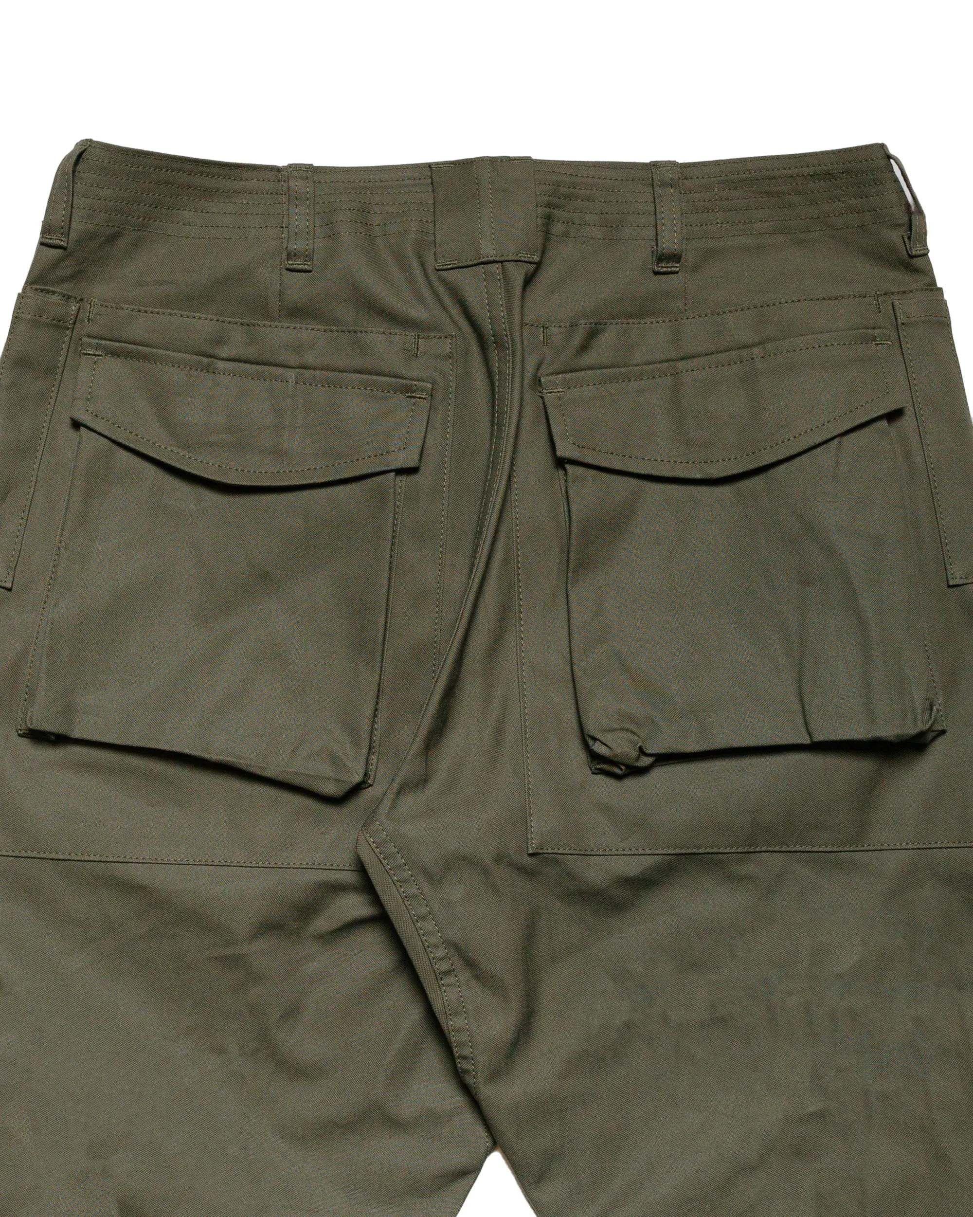 Sassafras Digs Crew Pants 4/5 Duck Canvas Olive