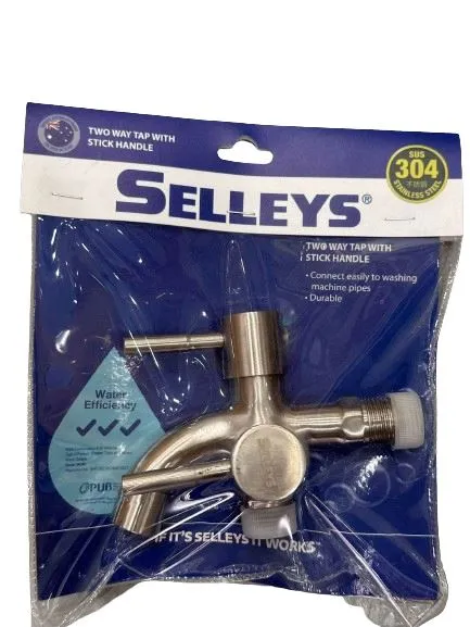 Selleys SS304 Basin 2 Way Tap - Stick Handle | Model : SEY-S6040
