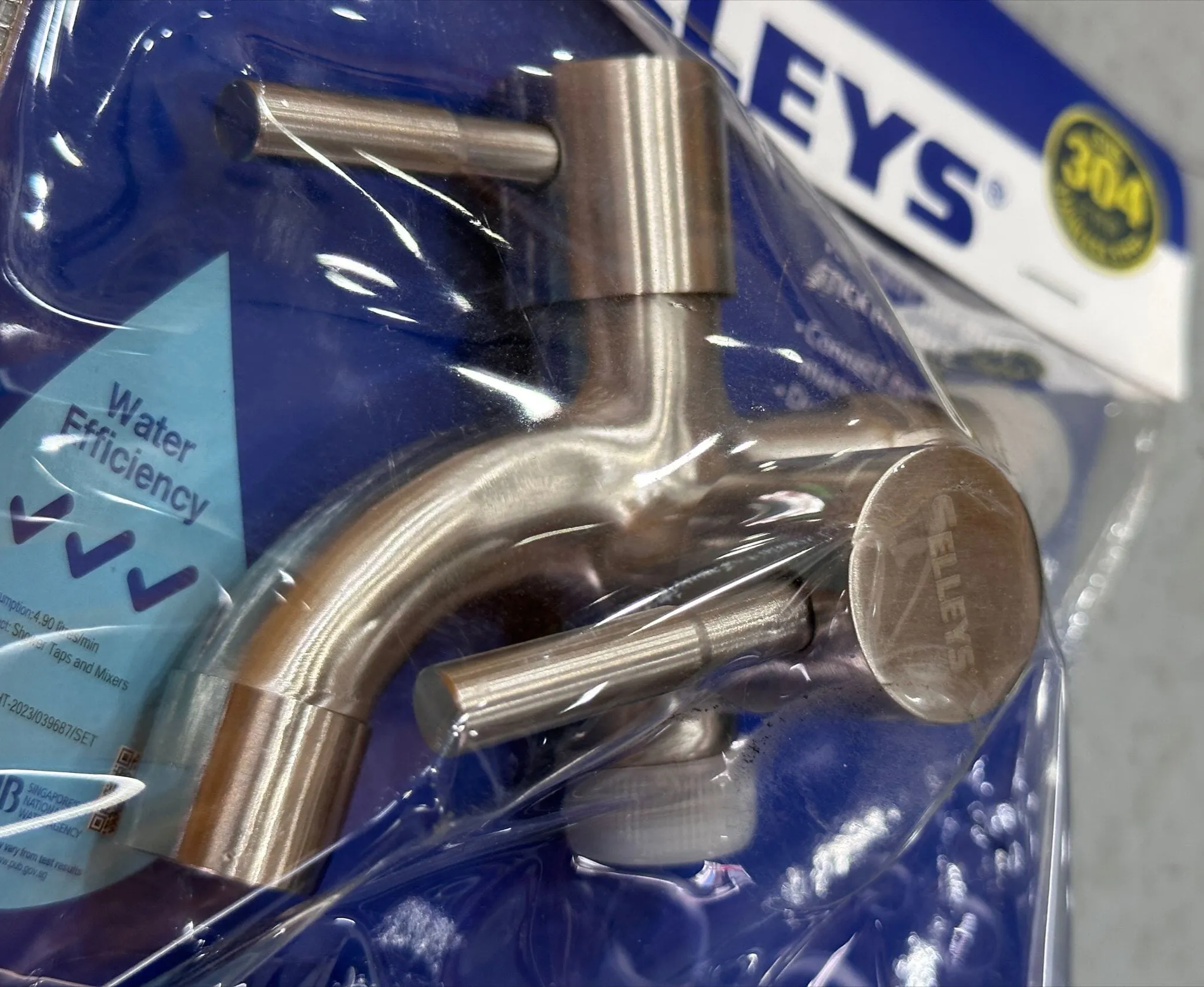 Selleys SS304 Basin 2 Way Tap - Stick Handle | Model : SEY-S6040